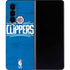 NBA Los Angeles Clippers Distressed Blue Galaxy Z Fold4 5G Skin